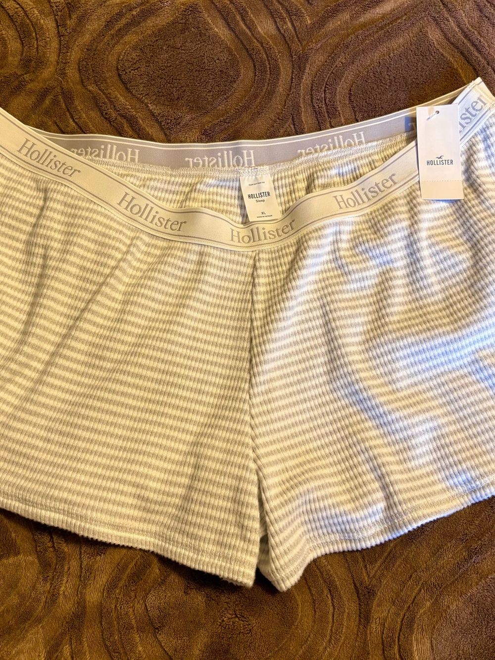 NWT Hollister Always Cozy Logo Waist Boxer Shorts